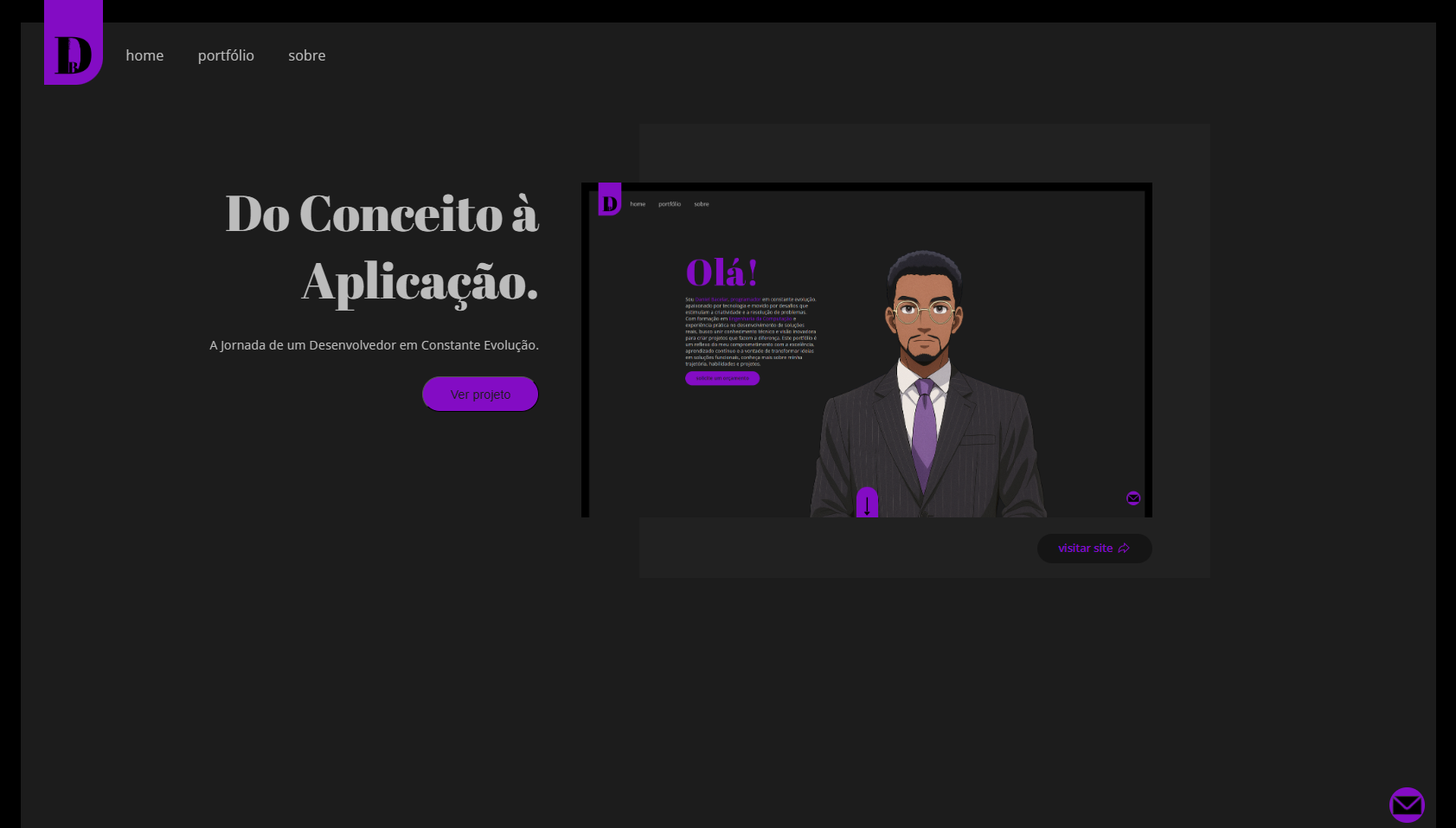 Tela do site 01 Tela do site 01